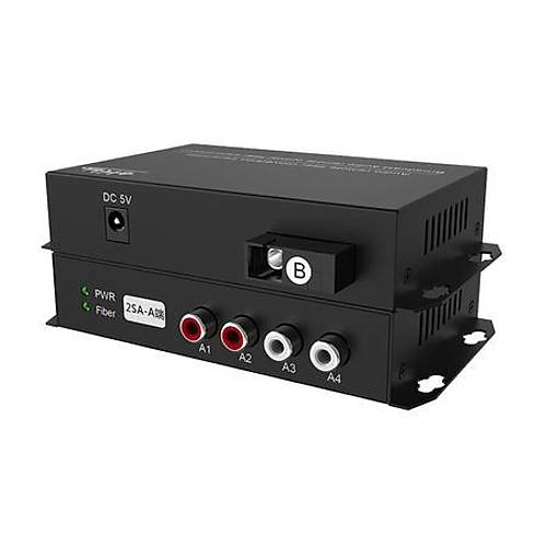 Beek BS-EXT-RCA-SM-20 20 Km RCA Analog Ses to Fiber Optik Sinyal Uzatma Cihaz