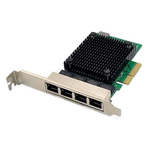 Digitus DN-10136 4 Port 2.5 Gigabit Ethernet Realtek Chipset PCI Express Ethernet Kart�