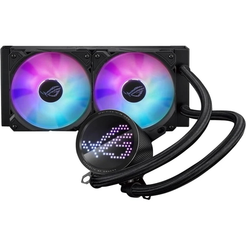 Asus ROG RYUO III 240 ARGB ANIME MATRIX 2x12cm Adreslenebilir RGB Fan Led Ekranl Sv Soumal lemci Fan