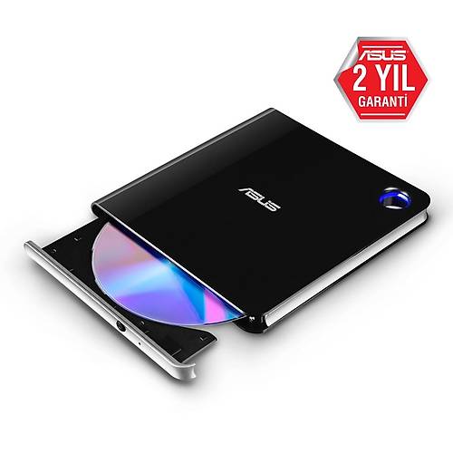 Asus SBW-06D5H-U USB Type C ve Usb M-Disc Destekli nce Blu-Ray Siyah Harici DVD Yazc