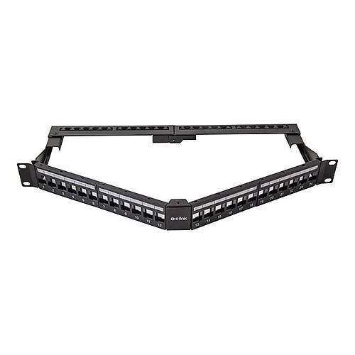 S-Link SL-P625 24 l� Kolay Kullan�ml�, UTP BO� V �eklinde Patch Panel