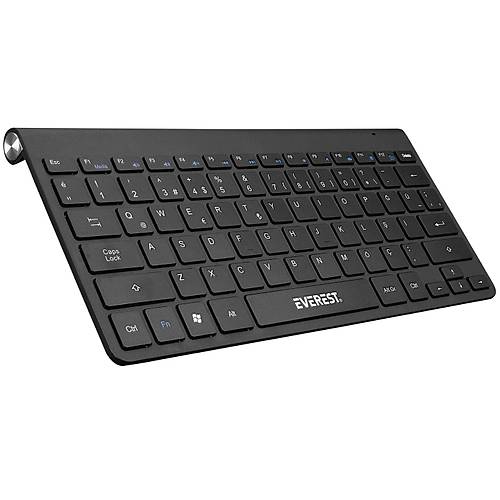 Everest KB-BT72 Q TR ELITE Bluetooth Metalik Siyah Kablosuz Klavye Mouse Set