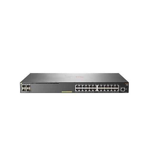 Hp Aruba JL255A 2930F 24 Port Gigabit PoE+ 4 Port SFP+ L3 Y�netilebilir PoE+ Switch