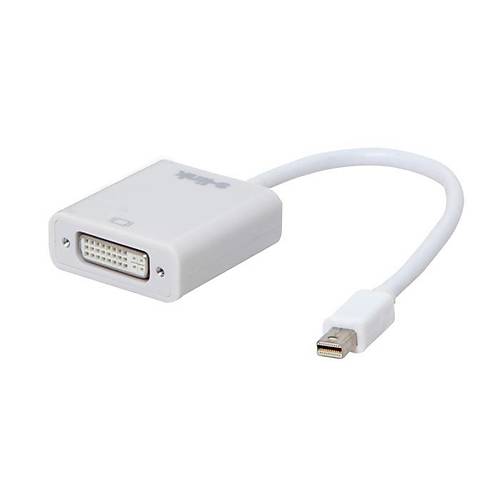 S-Link SL-MD85  mini DISPLAY PORT to DVI 24+5 Erkek-Dii Beyaz Dntrc Adaptr