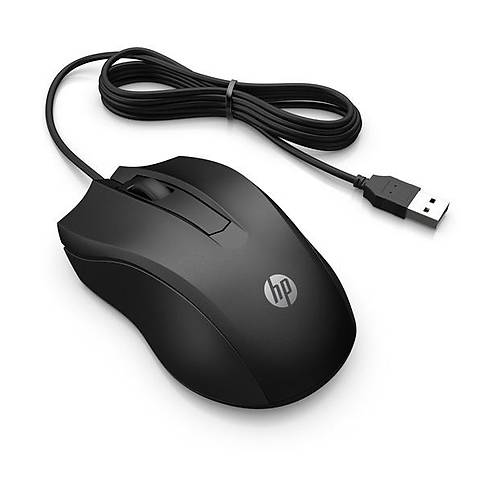 Hp 6VY96AA 100 Wired 1600Dpi 3 Tu�lu Kablolu Siyah Mouse