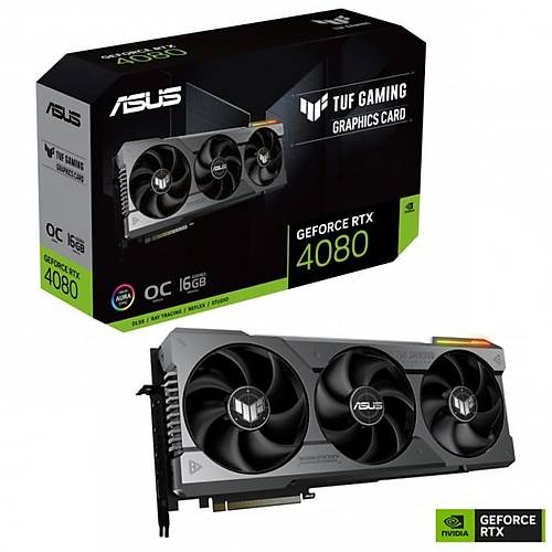 Asus TUF-RTX4080-O16G-GAMING 16GB GDDR6X GeForce RTX 4080 OC 256Bit NVIDIA Ekran Kart