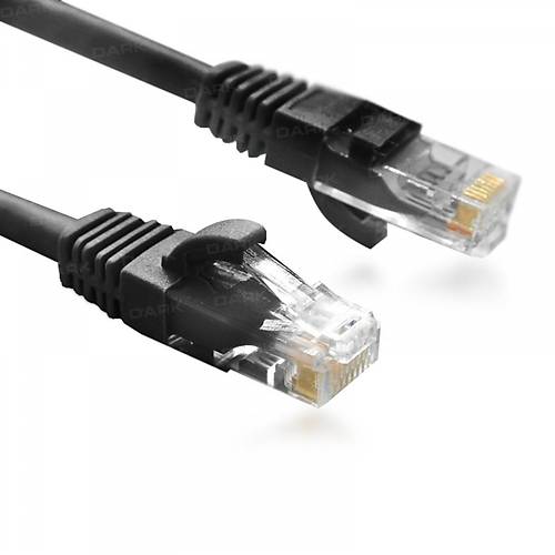 Dark DK-CB-NT6U25B 0,25 Mt CAT6 Cu AWG24/7 UTP Siyah Patch Cord Kablo