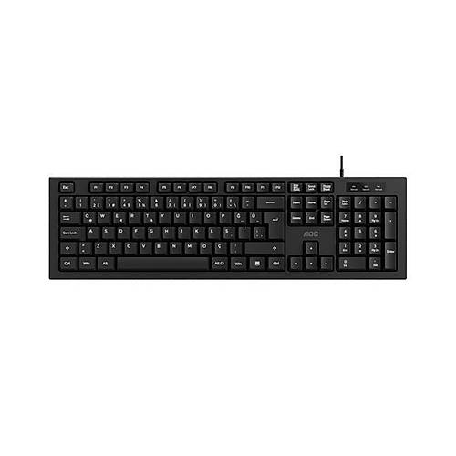 Aoc KB130B/38 USB Q TR 1.8mt Multimedia Siyah 1.8 mT Kablolu Klavye