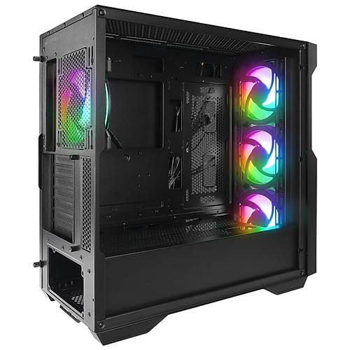 Rampage CRUISER V1 PSU YOK 4x14cm ARGB Fanl� Kumandal� E-ATX Mid Tower ATX Kasa