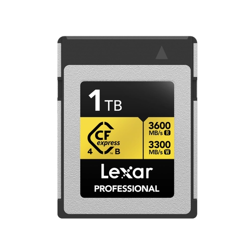 Lexar LCXEXP4001T-RNENG 1 TB 3600-3300Mb/s Type-B Professional Gold CF Express Kart