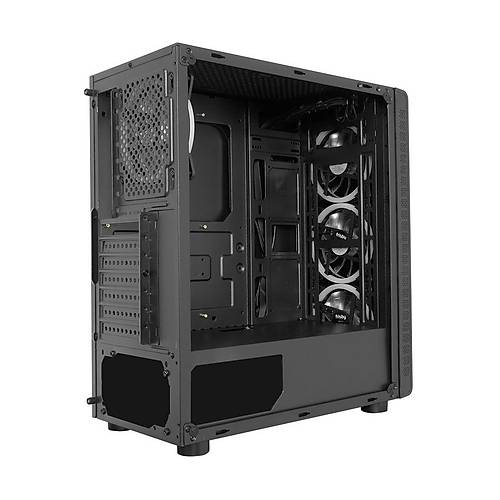 Frisby FC-9320G 600W 80 Plus Bronze 4x12cm RGB Fanl Pencereli Mid Tower Oyuncu Kasas