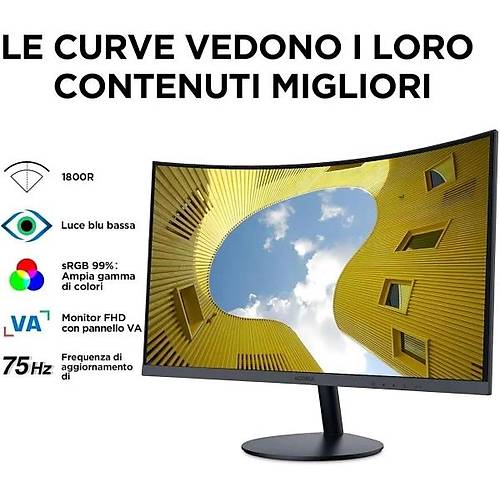 Koorui 27N5CA 27 inch 1920x1080 5ms 75Hz VGA HDMI 1500R Kavisli Oyuncu Monit�r�
