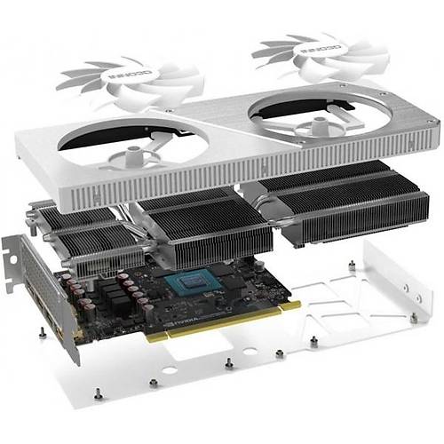 Inno3D N406T2-16D6X-178055W 16 GB GDDR6 GeForce RTX 4060 Ti OC Twin x2 128Bit Beyaz NVIDIA Ekran Kart�