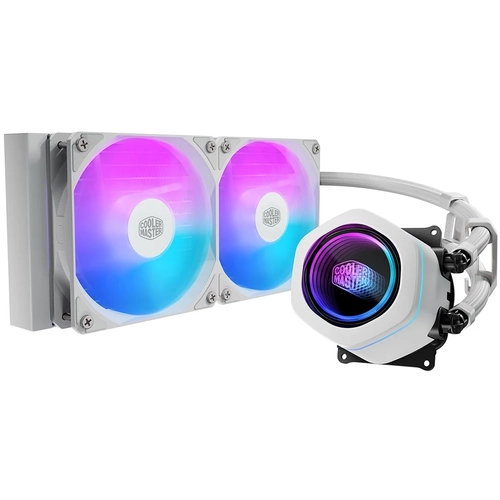 Cooler Master MLX-D24M-A18PA-RW Liquid Nex ML240 2x12cm ARGB Fanl� AM5-1851 Beyaz Uyumlu s�v� So�utma