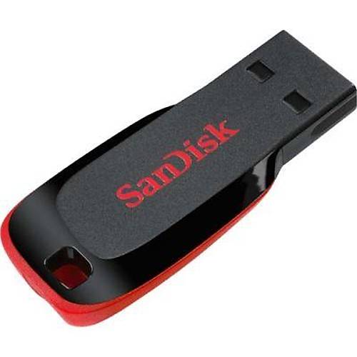 Sandisk SDCZ50-128G-B35 128 GB Cruzer Blade USB 2.0 Flash Bellek