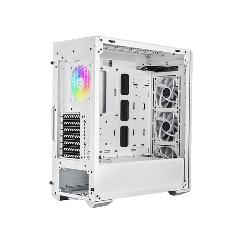 Cooler Master MasterBox 520 MB520 WGNN S03 PSU YOK 4x12cm ARGB Fanl� Mid Tower Beyaz Oyuncu Kasas�