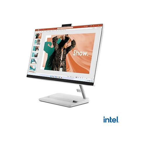 Lenovo F0GH010QTR IDEACENTRE CI5 12450H 3.3GHz 16GB 512GB SSD 23.8 Win11 Home All In One Bilgiayar