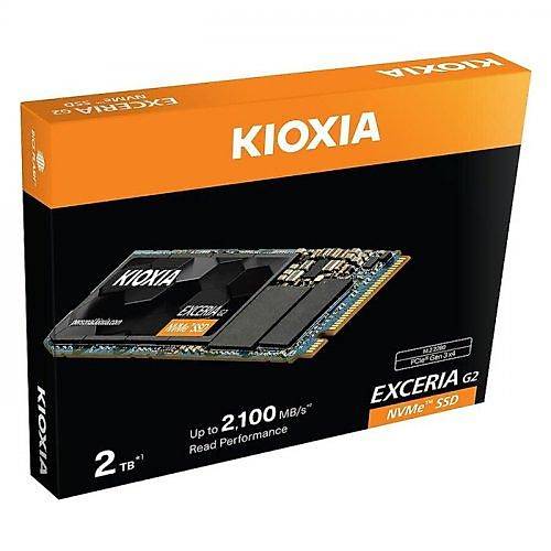 Kioxia LRC20Z002TG8  2 TB Exceria G2 2100-1700Mb/s PCIe NVMe M.2 SSD Harddisk