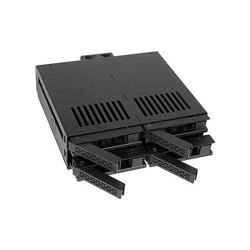 Icy Dock MB324SP-B Expresscage 2.5 inch x 4 Yuva 5.25 inch Disk evirici