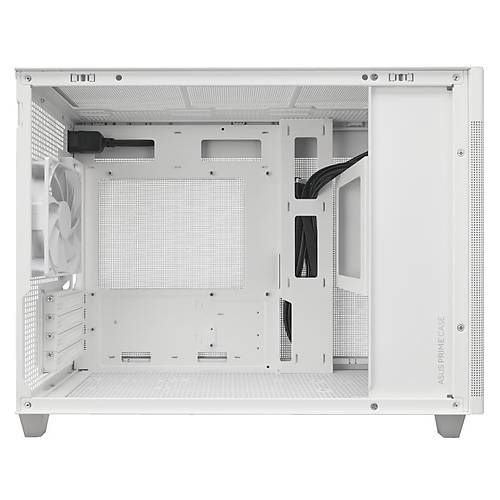 Asus PRIME AP201 PSU YOK 33 Litre Hacimli Izgaral  Beyaz mATX Bilgisayar Kasas