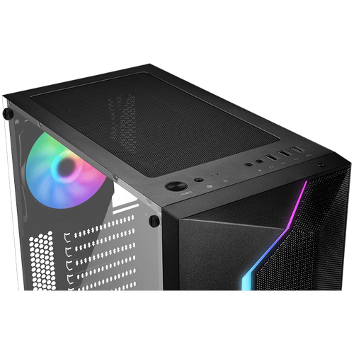 Ms� MAG VAMPIRIC 100R PSU YOK 1xA-RGB 1z12cm Fan Temperli Cam ATX Oyuncu Kasas�