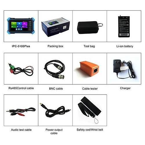 Beek BT-IPC5100 PLUS IP Kamera Data �ok Fonksiyonlu Test Cihaz�