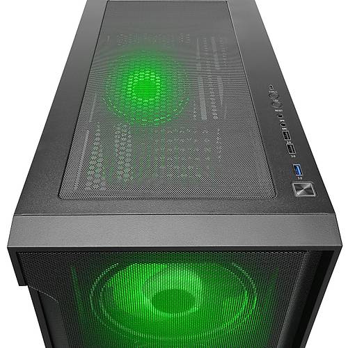 Rampage CRUISER V1 PSU YOK 4x14cm ARGB Fanl� Kumandal� E-ATX Mid Tower ATX Kasa