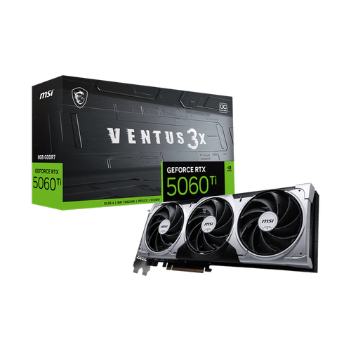 Msi RTX 5060 TI 8G VENTUS 3X OC 8 GB GeForce RTX 5060 TI VENTUS 3X OC 128Bit NVIDIA Ekran Kart�