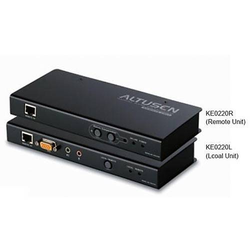 Aten KE0220 200 Mt VGA to CAT PS/2 Hoparl�r Mikrofon KVM Mesafe Uzatma Cihaz�