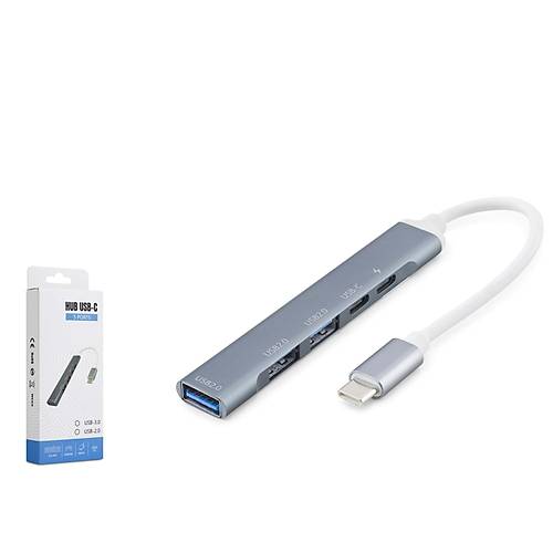 Hadron HDX7896G USB Type C to 3 Port USB 3.0 2 Port USB Type C 480Mbps 20W Usb �oklay�c�