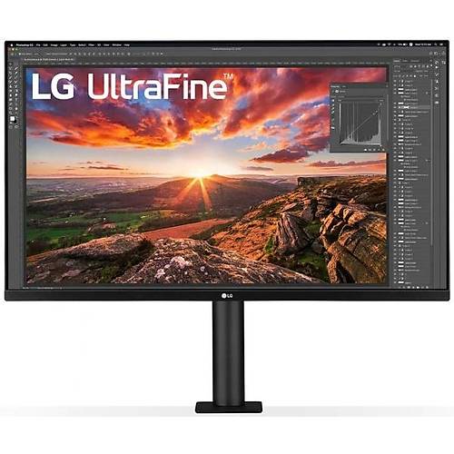 Lg 32UN880P-B 31.5 inch 3840x2160 5ms 60Hz 4K Multimedia HDMI DP FreeSync Pivot Monitr