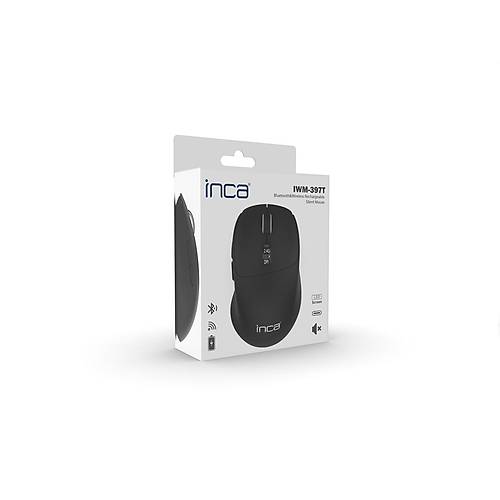 Inca IWM-397T 1600Dpi 5 Tu�lu Bluetooth 2.4GHz Kablosuz Siyah Mouse
