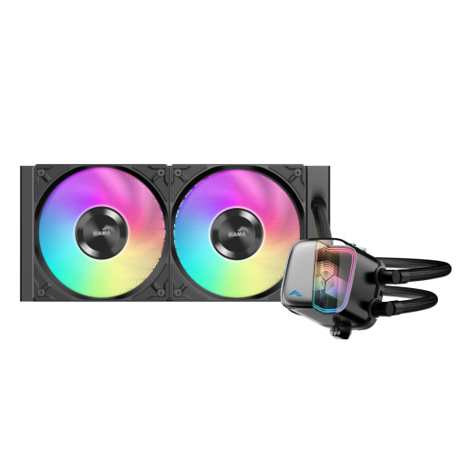 Sama L70-240BK 240mm 2x12cm Argb Fanl� AMD-INTEL Siyah S�v� So�utmal� ��lemci Fan�