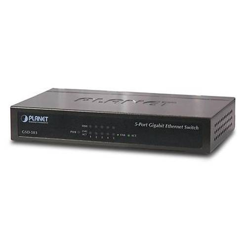 Planet PL-GSD-503 5 Port 10/100/1000Base-T Gigabit Masast Ethernet Switch
