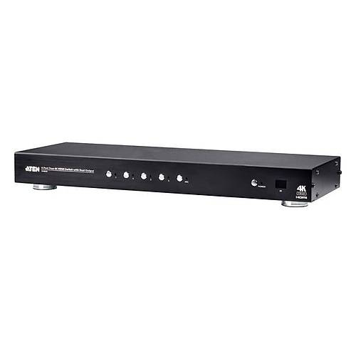 Aten VS482B 3 Mt 4 Giri 2 k HDMI True 4K Dual Uzaktan Kumandal HDM Switch oklayc