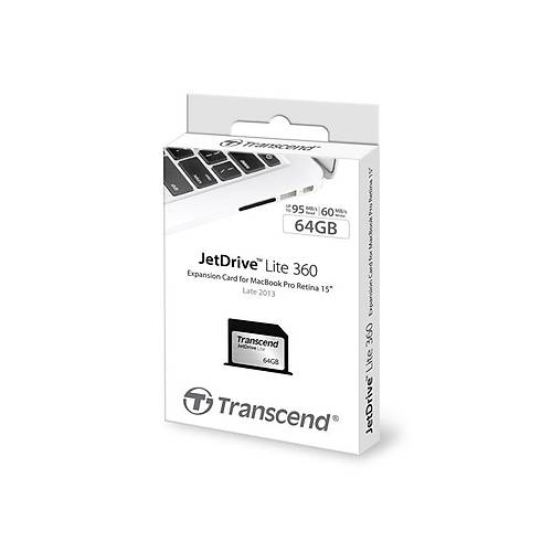 Transcend TS64GJDL360 64 GB Jetdrve Lite 360 95/55Mb/s  Genileme Kart