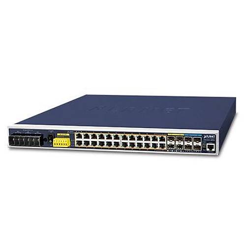Planet PL-IGS-6325-24P4X 24 Port PoE+ 4 Port SFP+ L3 Ynetilebilir PoE Switch