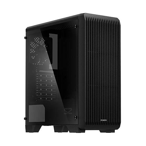 Zalman S2-TG PSU YOK 1x12cm Fanl� Mid Tower Siyah Bilgisayar Kasas�