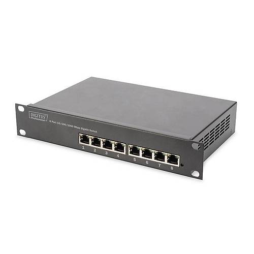 Digitus DN-80114 8 Port Gigabit 10 inch Ethernet Switch
