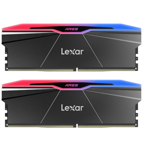 Lexar LD5U16G60C30BR-RGD 32 GB (2x16) DDR5 6000Mhz CL30 RGB With Heatsink Black Bilgisayar Bellek