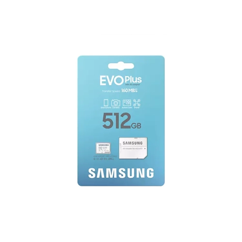 Samsung MB-MC512SA/EU 512 GB Evo Plus SDXC Class3 U3 A2 V30 microSD Haf�za Kart�