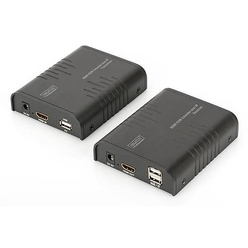 Digitus DS-55202 120 Mt RJ45 to HDMI Klavye Mouse 1080p Alc-Verici HDMI Sinyal Uzatma Cihaz