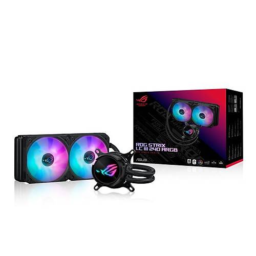Asus ROG STRIX LC III 240 ARGB 2x12cm ARGB Fanl INTEL-AMD Sv Soutma Sistemi
