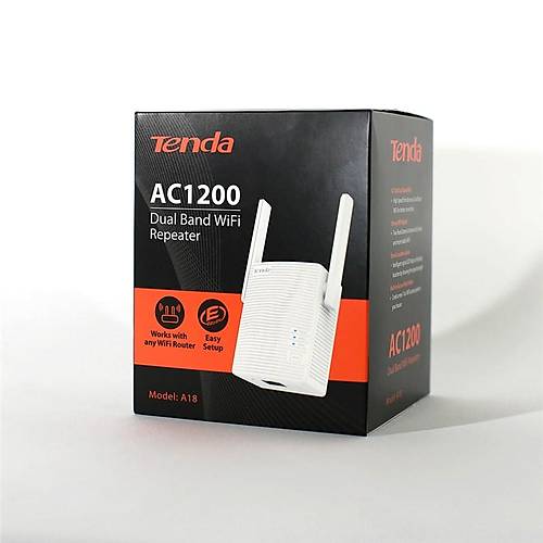 Tenda A18Ac1200  867 Mbps 2.4/5Ghz 1 Port 2X2 Dbi  Access Pont
