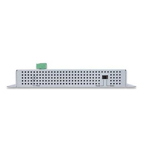Planet PL-WGR-500-4P 4 Port Gigabit PoE+ 1 Konsol Endstriyel Tip Router Switch