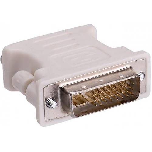 S-Link SL-DVI01 DVI 24+5 to VGA Erkek-Dii Beyaz Dntrc Adaptr