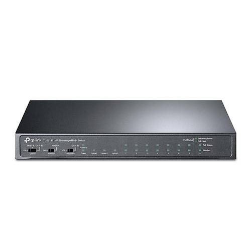 Tp-Link TL-SL1311MP 8 Port 10/100 2 Port Gigabit 1 Port SFP PoE Switch