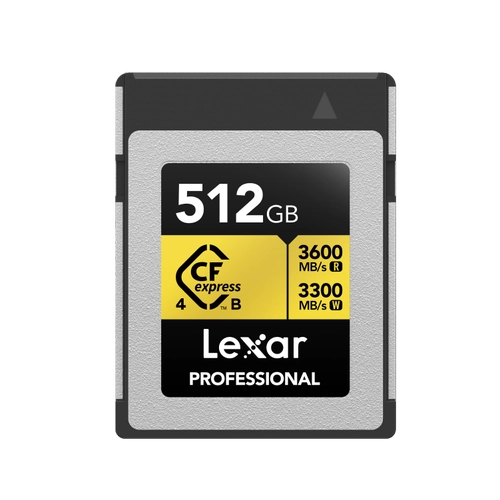 Lexar LCXEXP4512G-RNENG 512 GB 3600-3300Mb/s Type-B Professional Gold CF Express Kart