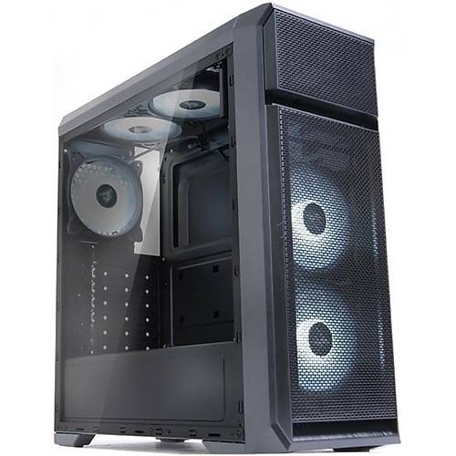 Zalman N5OF 3x12cm 600W Beyaz Ledli Mid Tower Bilgisayar Kasas