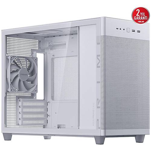 Asus PRIME AP201 PSU YOK Toz Filitreli 360mm Soutucu 338mm VGA Destekli Beyaz micro ATX Kasa